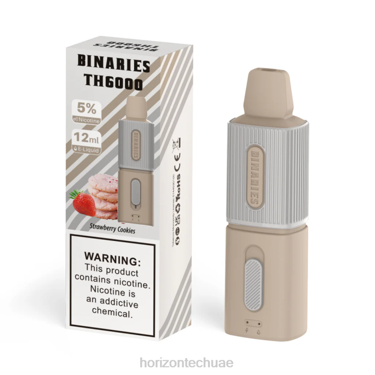HorizonTech Binaries Cabin th6000 القابل للتصرف 12 مل كعكات الفراولة HLP04116 | Horizon Tech Vape Tank